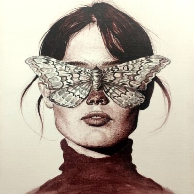 An ode to imagination, the escape route that renews inner strength. Ascalapha symbolizes refuge in imagination as the final act of resistance and survival.